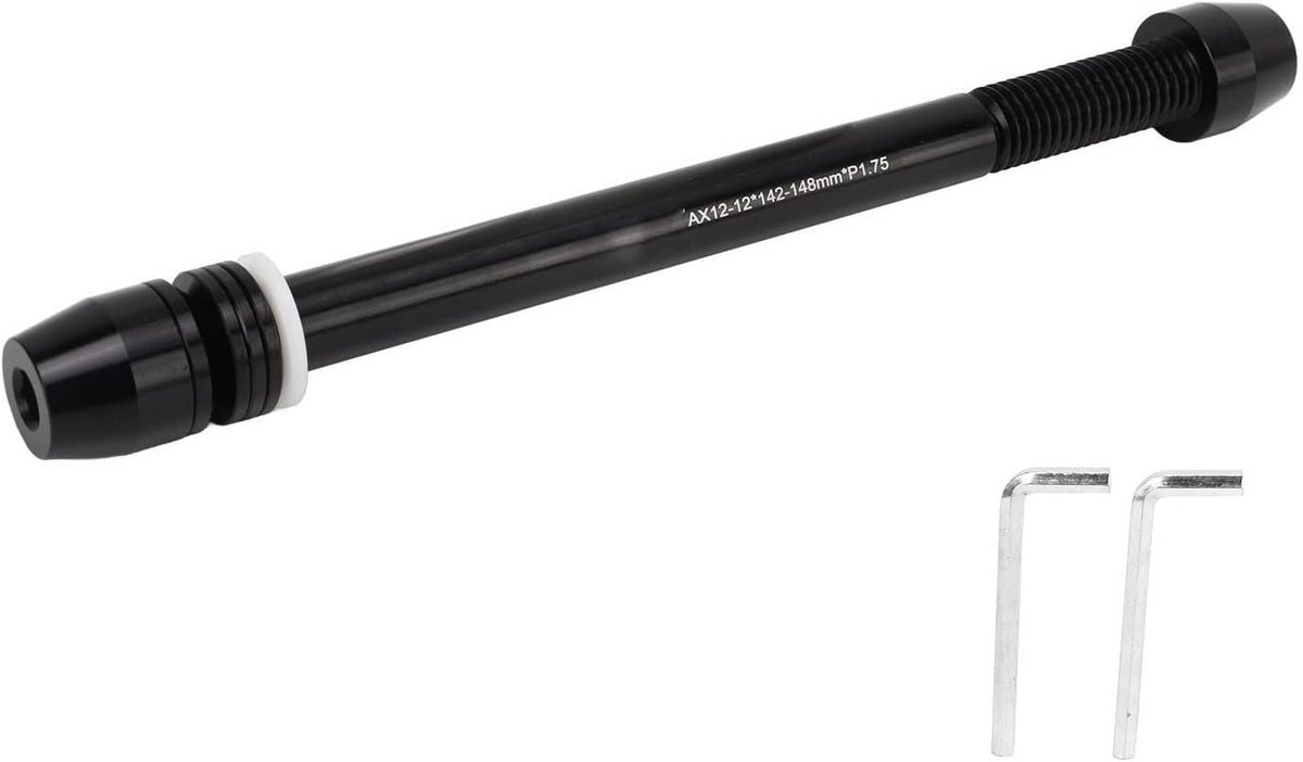 Steekas Fietsroller Trainer voor M12x142 t/m M12x148mm Naaf - Robuuste Aluminium Fiets Trainer As