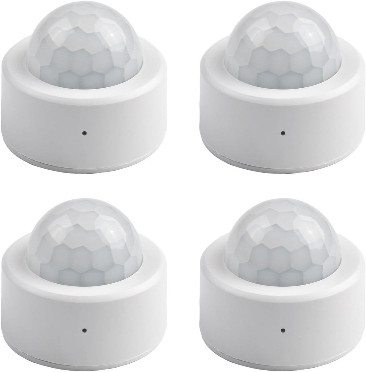 4 Stuks Zigbee Bewegingssensor - Draadloze PIR Detector met Lange Batterijduur