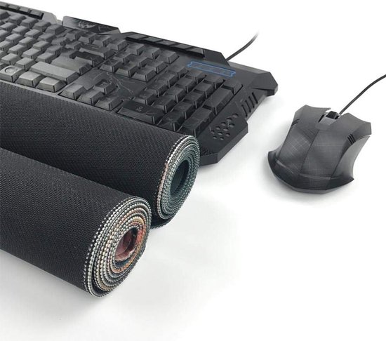 Grote XXL Gaming Muismat 800 x 300 mm - 3 mm Dikke Rubberen Basis voor Snelheid en Precisie — afbeelding 5