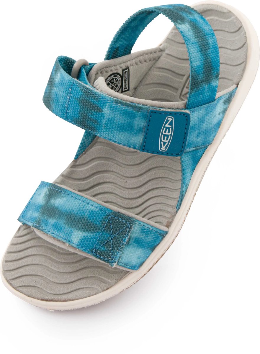 Keen Jr Elle Backstrap Sea Mosse-fjord blauwe kindersandalen 28