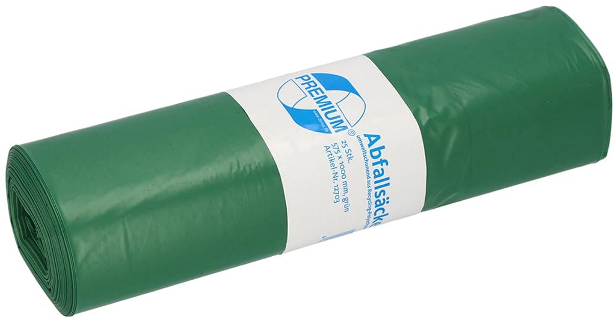 Extra Sterke Vuilniszakken 70 Liter Groen - Scheurbestendige Afvalzakken