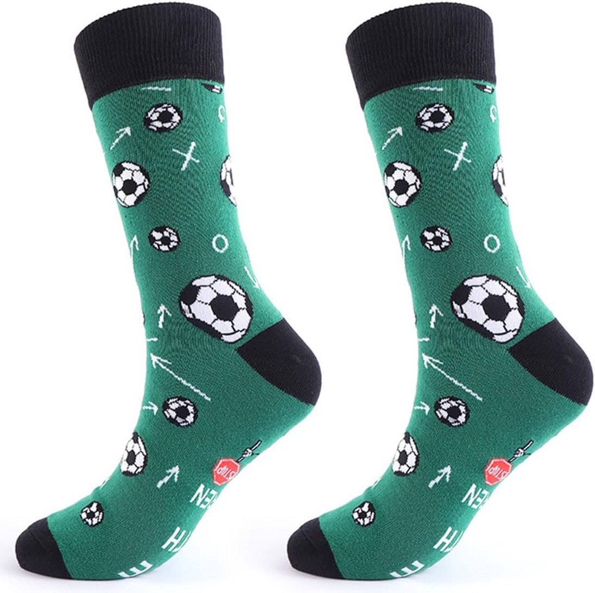 Grappige Voetbalsokken met Tekst - Cadeau voor Vader, Opa of Man