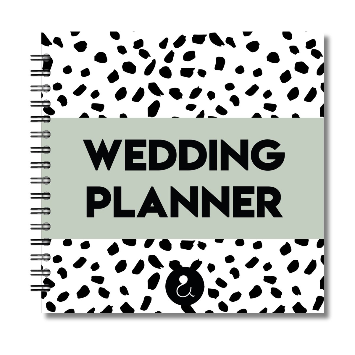 Weddingplanner | Trouwplanner | Trouwplanboek | Bruiloft Planner | Dots Groen