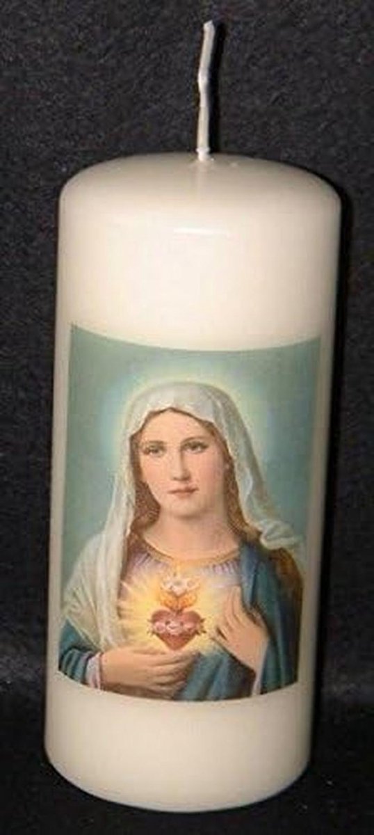 Romantische Hartvormige Kaars - Grote Decoratieve Kaars voor Valentijnsdag of Sfeer