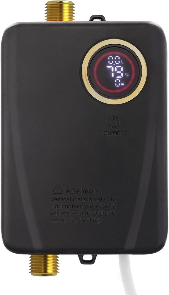 Snelle Elektrische Doorstroomboiler 3500W met LED-Display voor Direct Warm Water