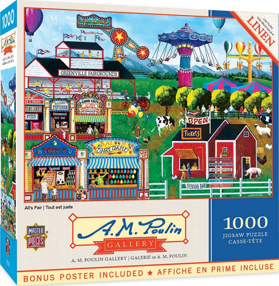 1000 Stuks Legpuzzel Volwassenen en Familie - All's Fair - Hoogwaardige Puzzel