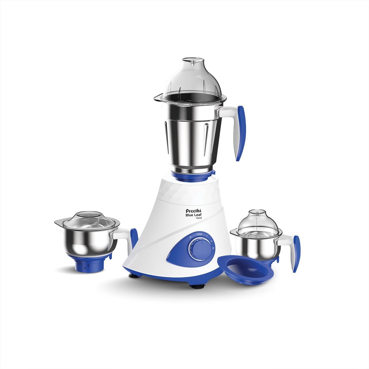 Krachtige 750W Multimixer Met 3 RVS Kannen - Ideaal Voor Malen en Mengen