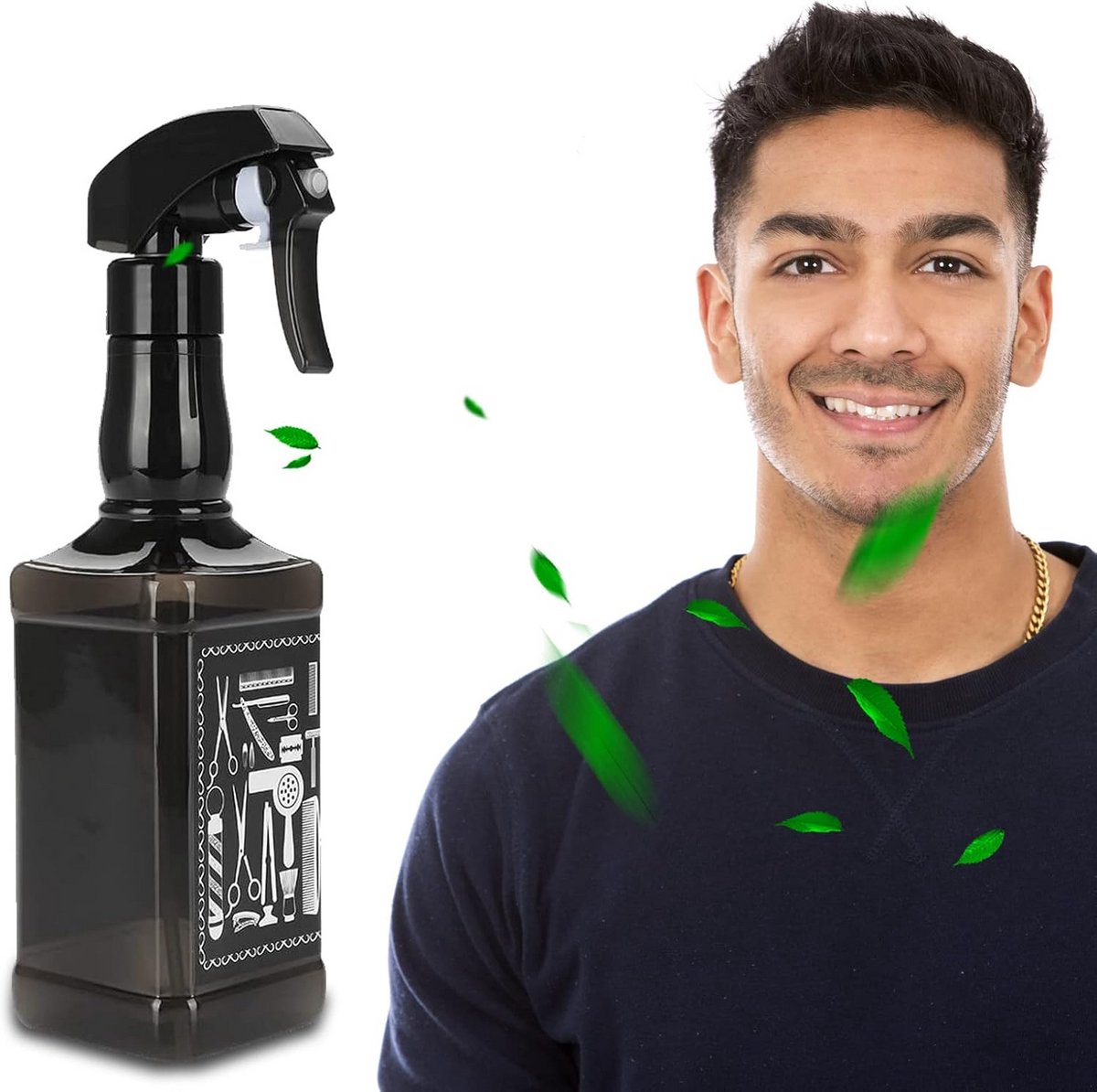 Navulbare 500 ml Plantenspuitfles in Vintage Stijl voor Perfecte Styling en Verzorging