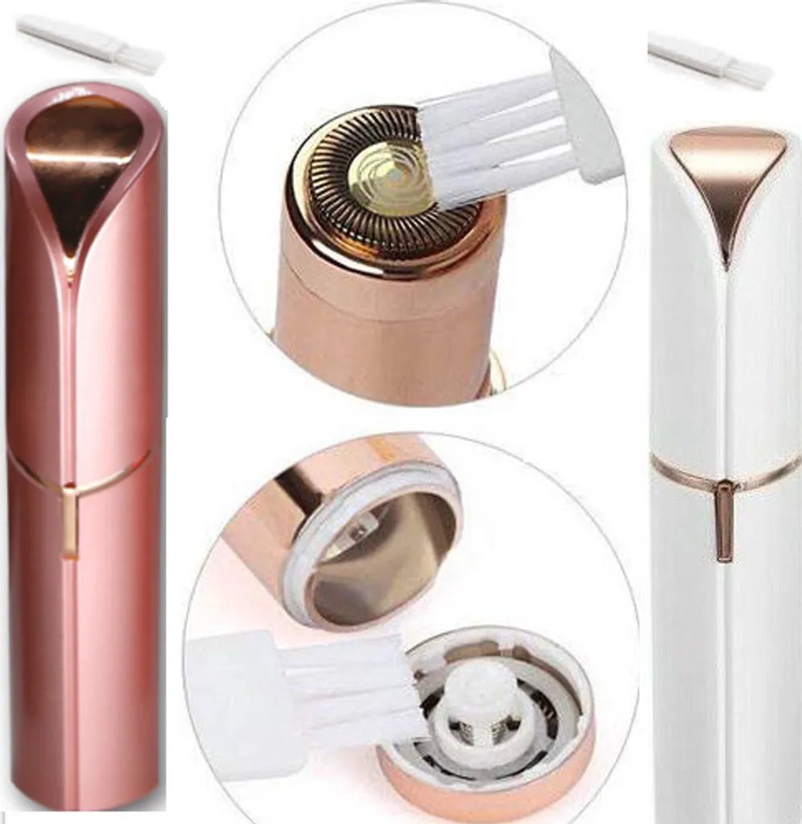 USB 2x-modus pijnloos apparaat voor gezichts- en lichaamsontharing voor vrouwen