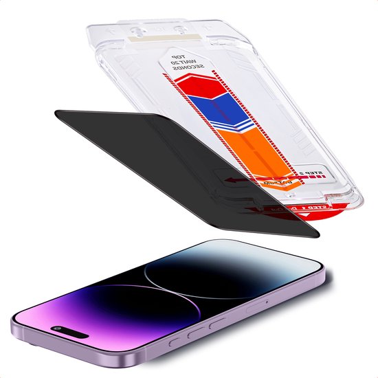 Accezz Protecteur d'écran - Convient pour Apple iPhone 16e / 14 / 13 Pro / 13 - Verre Trempé Pcy Protecteur d'écran + Applicateur
