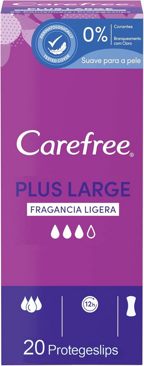 Inlegkruisjes Plus Large met Lichte Geur - 20 Stuks - Extra Bescherming