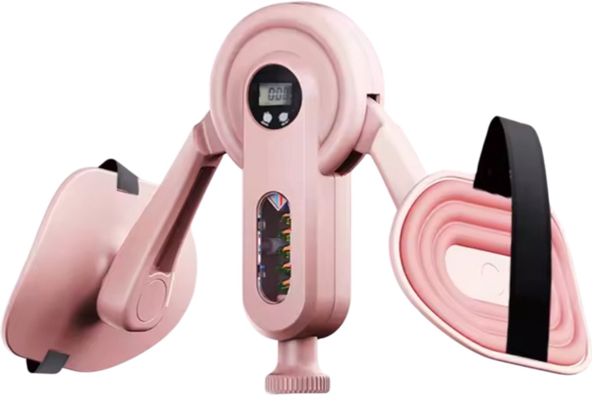 Bekkenbodemtrainer met Beenklem - Kegel Trainer voor Mannen en Vrouwen - Versterk PC-Spieren, Binnenbenen en Core Thuis - Roze