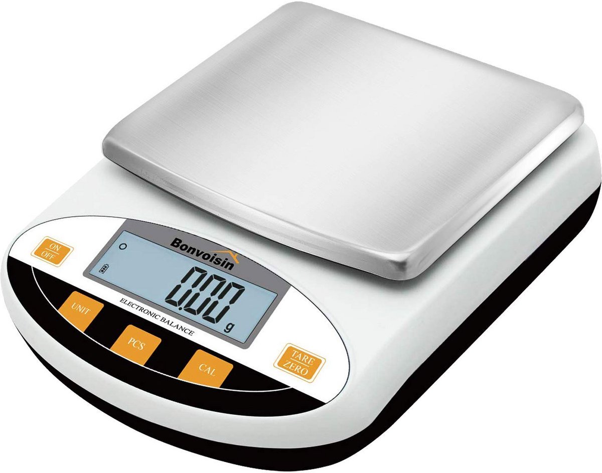 Digitale Precisie Weegschaal 0.01g Nauwkeurigheid tot 5000g Laboratoriumschaal