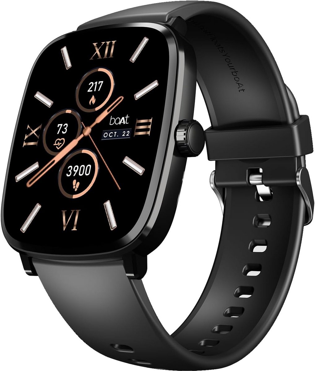 Smartwatch met 2.01" Ultra AMOLED-display, 1000 Nits Helderheid, Metalen Behuizing en BT-Bellen
