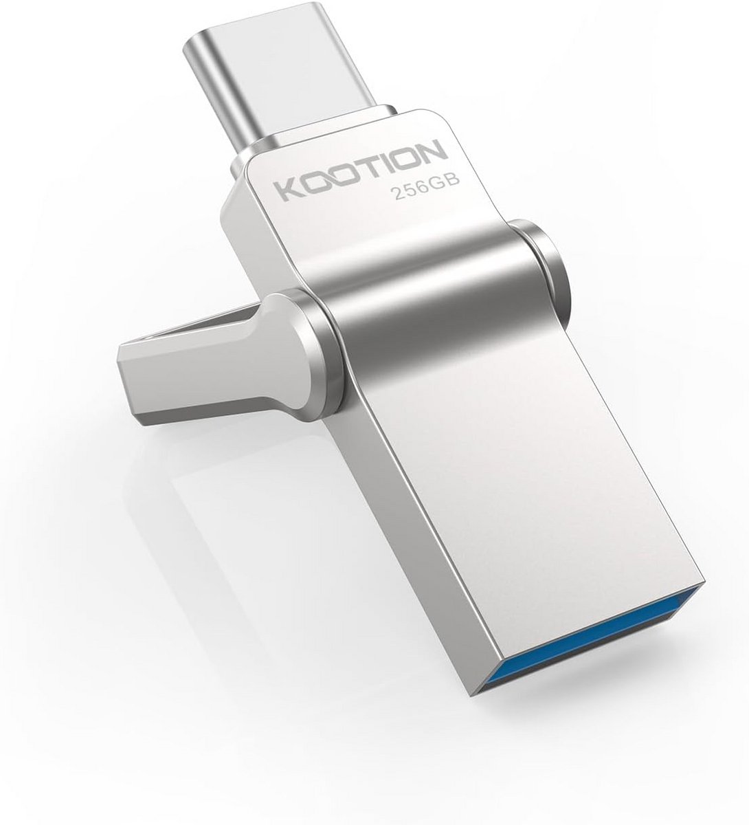 USB-C en USB-A Flash Drive 256GB - 2-in-1 OTG Geheugenstick voor Telefoon en Laptop