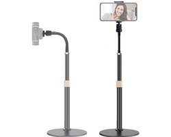 Candala Webcamstandaard telefoonhouder (uitbreidingstype) desktopstandaard flexibele zwanenhals videostandaard camerahouder geschikt voor mobiele telefoons, Logitech webcam C922 C930e C920S C920 enz. (1/4 inch