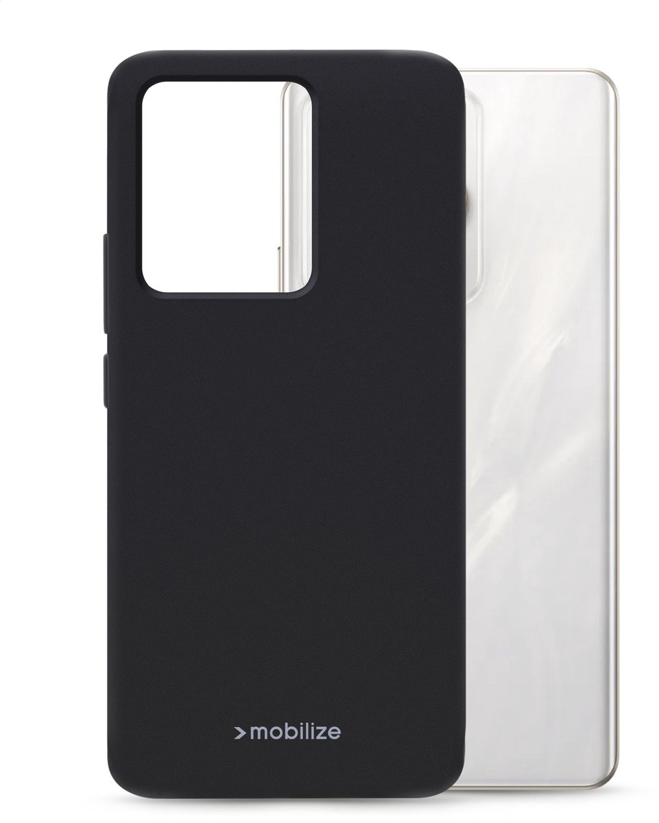 Mobilize Hoesje geschikt voor Realme 15 Pro Telefoonhoesje Flexibel TPU | Mobilize Rubber Gelly Backcover | 15 Pro Case | Back Cover - Zwart