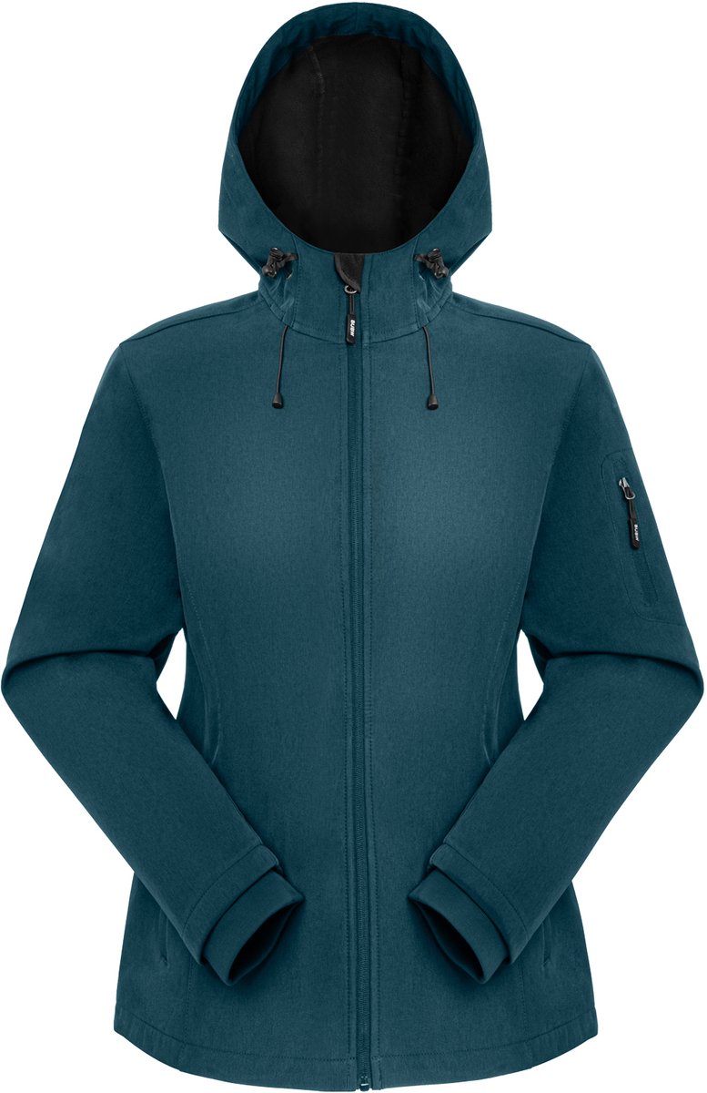 BUBW® Softshell Jas Softshell Jas Dames Waterdicht Waterdicht Winddicht Outdoorjas Warme Fleece Voering Met Capuchon Groenblauw Overige kleuren