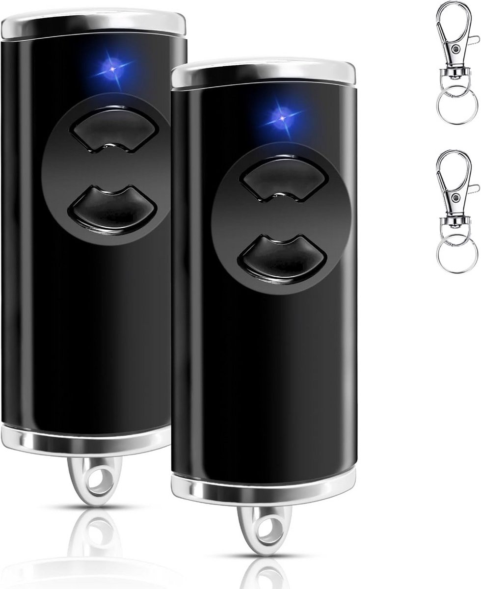 3-Pack Universele 2-Kanaals Afstandsbediening voor Garage- en Poortopeners