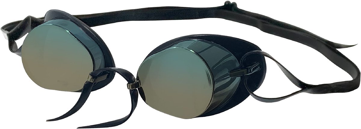 IMPERATORIS® Zwembril - Zwemmersbril voor Volwassenen - Anti-condens en UV Bescherming - Verstelbare Riem - Waterdicht - Siliconen - Goud/Gespiegeld