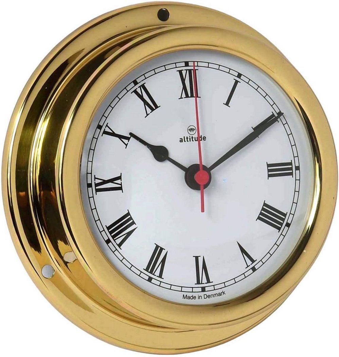 Stijlvol Polshorloge met Witte Wijzerplaat, Stil Uurwerk