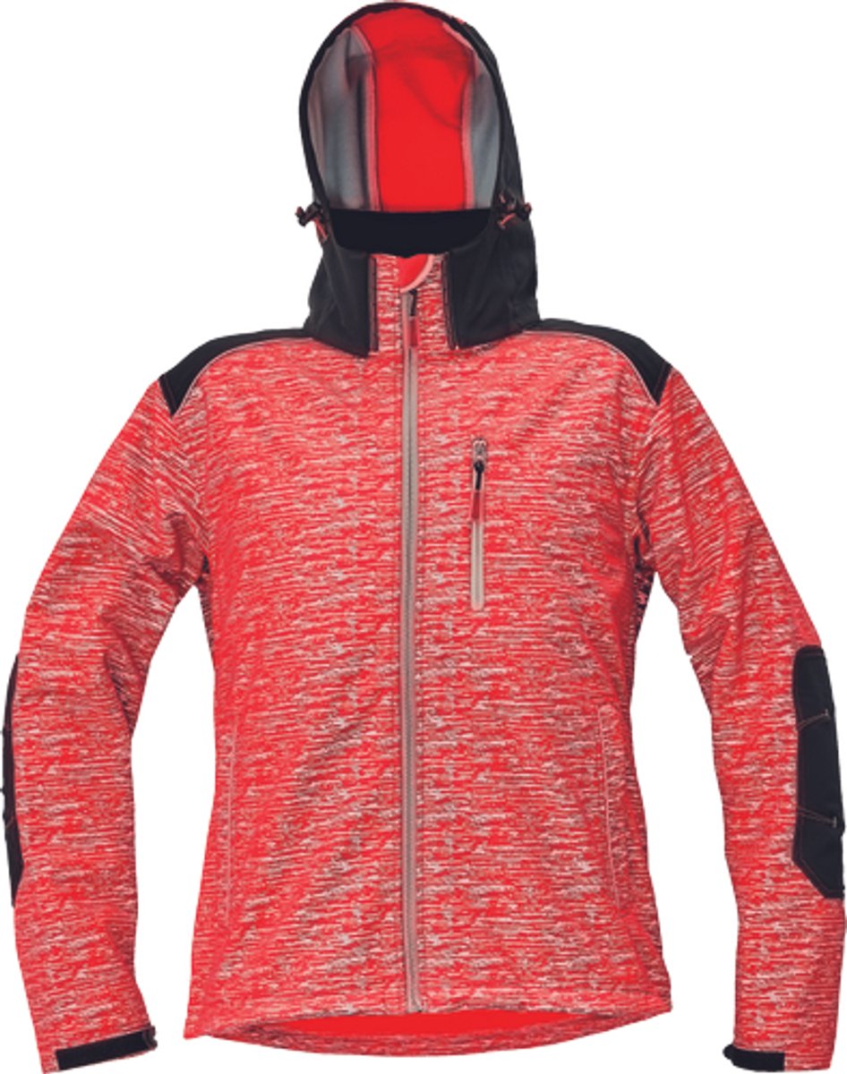 Cerva KNOXFIELD printed softshell 03010473 HV Rood