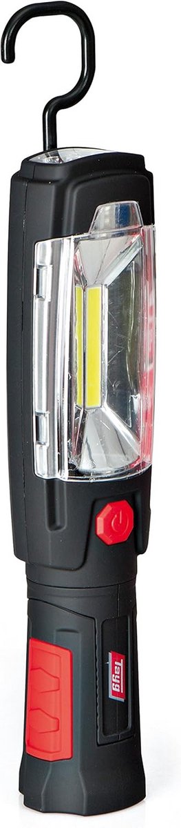 Draagbare Oplaadbare LED Werklamp Rood Zwart