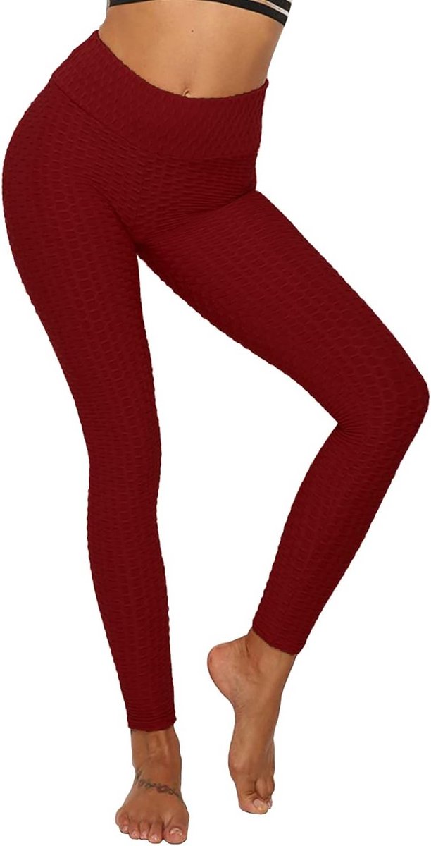 Hoge Taille Yoga Broek met Billenliftend Effect - Naadloze Legging voor Fitness en Workout