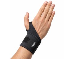 Trebin Polsbrace Universeel - Pols Brace Carpaal Tunnel Syndroom - Links en Rechts - Polsbrace Overbelasting - One Size - Zwart