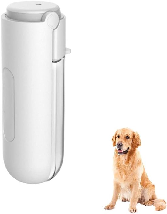 lesotc Hondendrinkfles voor onderweg, opvouwbare hond, lekvrij, waterfles, hondenwaterdispenser voor dagelijks wandelen, reizen, kamperen, 520 ml, Tiffany-blauw