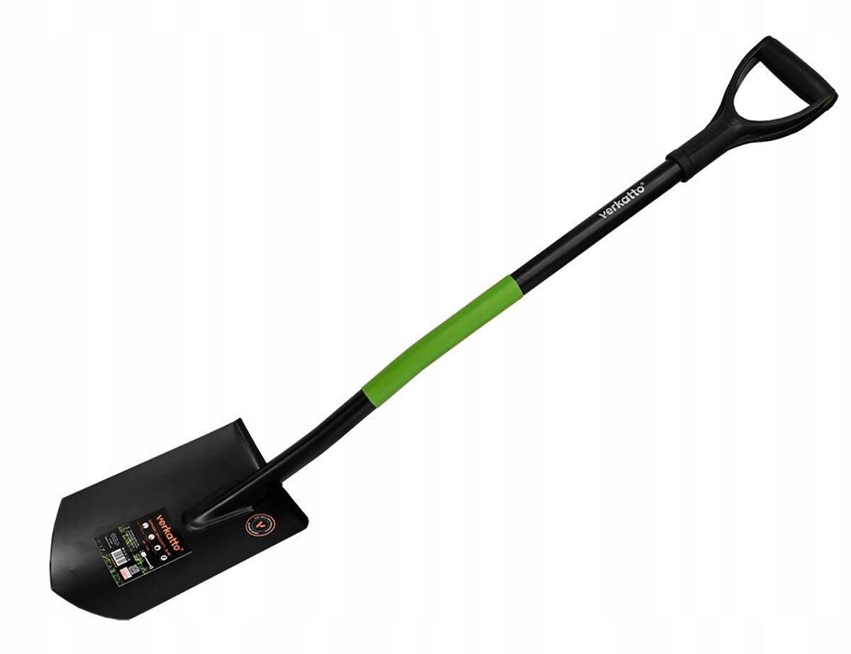 Verkatto Puntspade Staal 1100mm - Robuust & Ergonomisch Tuingereedschap