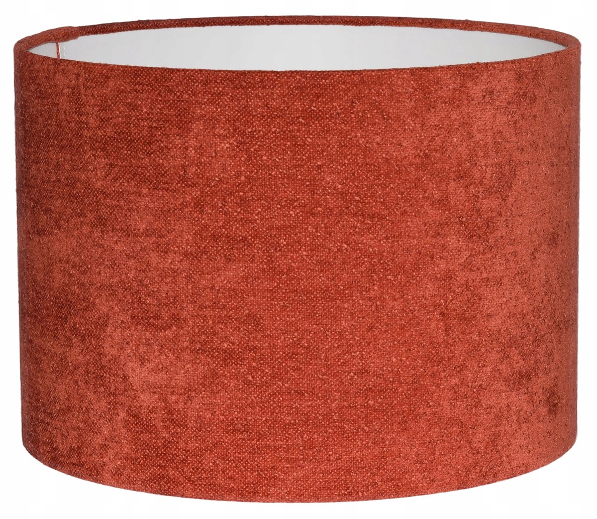 Cilindrische Lampenkap Boucle Rood 20/15 cm E27