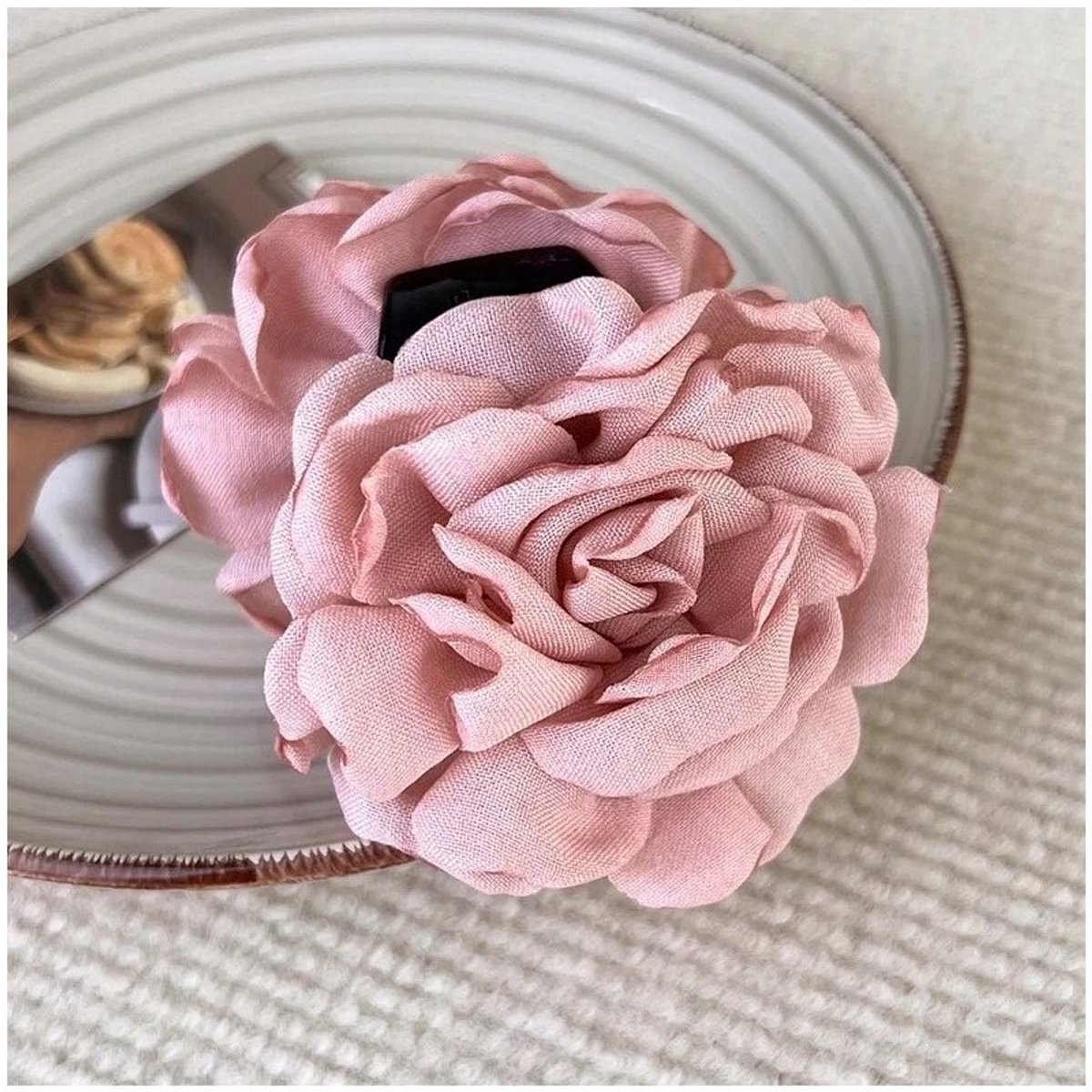 Ecarla Haarclip Bloem Roze - de Roze Roze Roze Steps Ros