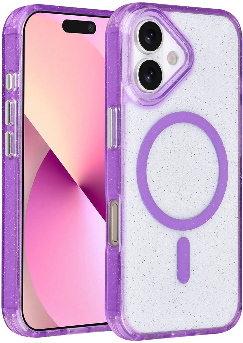 TUNIQ Back cover - iPhone 17 - Paars - MagSafe en schokabsorberende hoeken