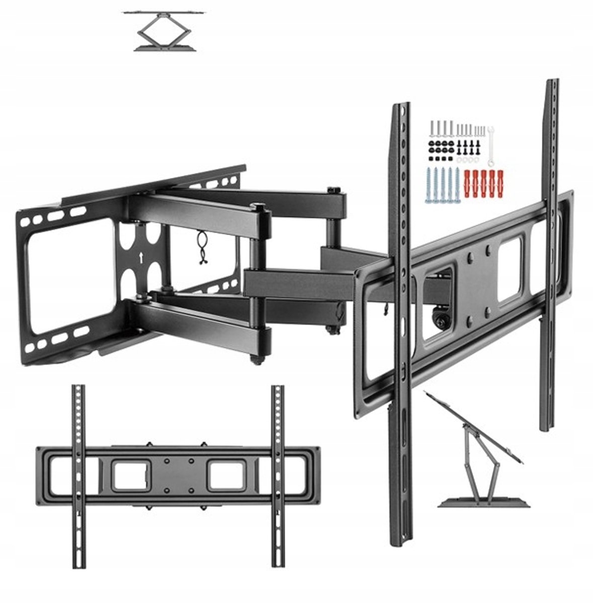 Draaibare TV-muurbeugel voor 65-inch schermen - Merkloos