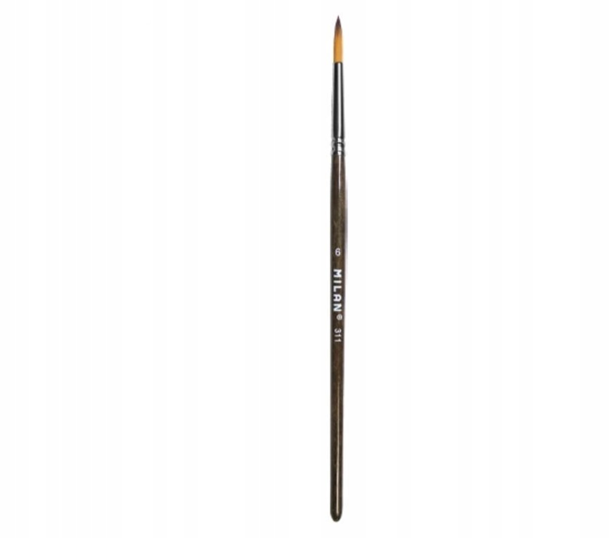 Milan Synthetische Ronde Kwast Serie 311 Maat 6
