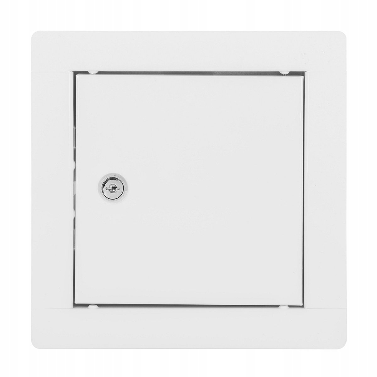 Metalen Inspectieluik Wit 20x20 met Slot