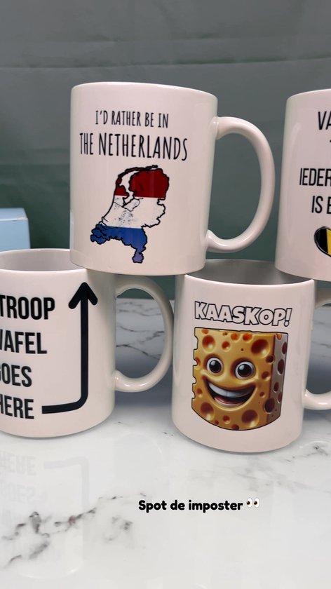 NietMokken.nl – Grappige mok Kaaskop! – Leuk als cadeau voor een
