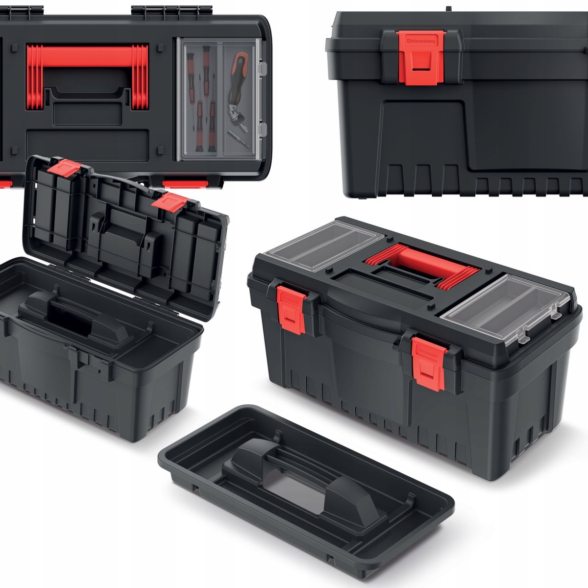 Robuuste opbergdoos DARK KDR5530 - Organizer voor werkplekken