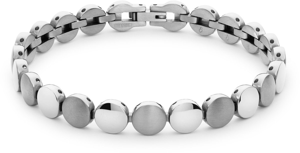Boccia Titanium 03061-01 Dames Armband - Schakelarmband