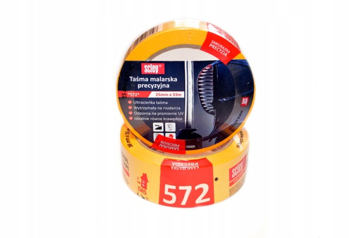 Scley Precisie Schilderijstape 48mm x 33m - Voor Strakke Randen