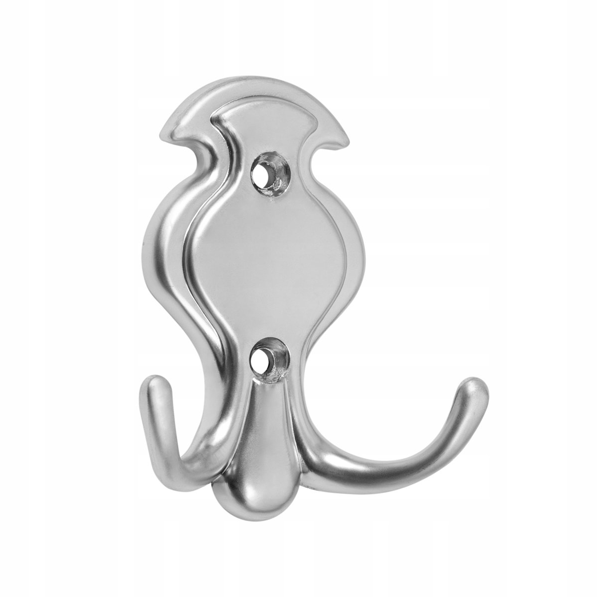 Kleine metalen kledinghaak mat chroom - W016/MC