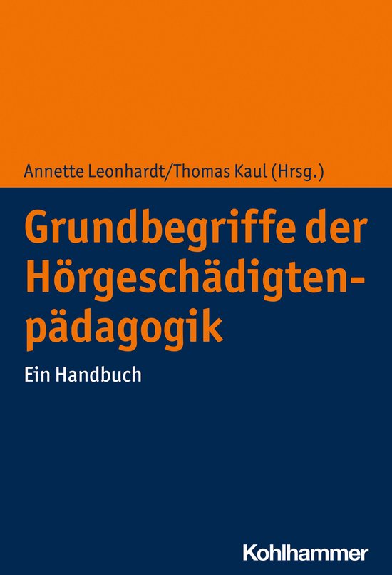 Grundbegriffe der Hörgeschädigtenpädagogik - cover