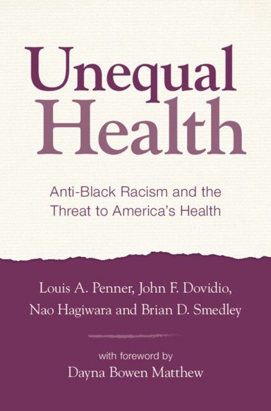 Unequal Health - cover