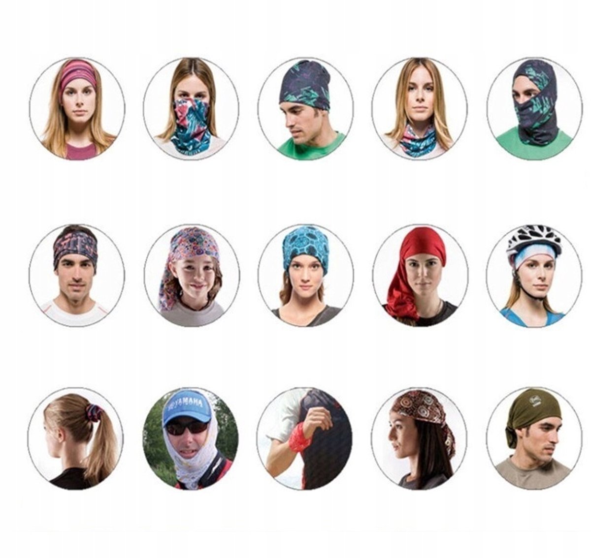 Multifunctionele Schedel Bandana Nekwarmer - Geschikt & Sneldrogend