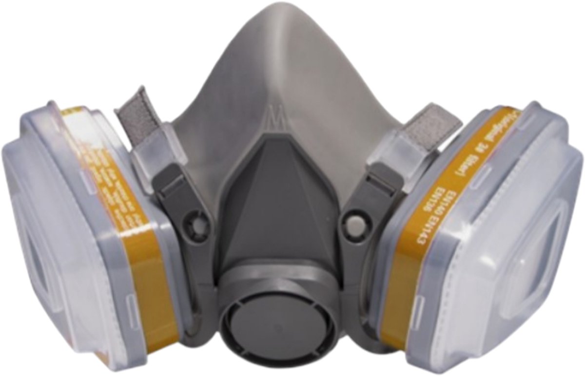 Merkloos Merkloze Lakmasker met A1/P2 Filters - Ademhalingsbescherming