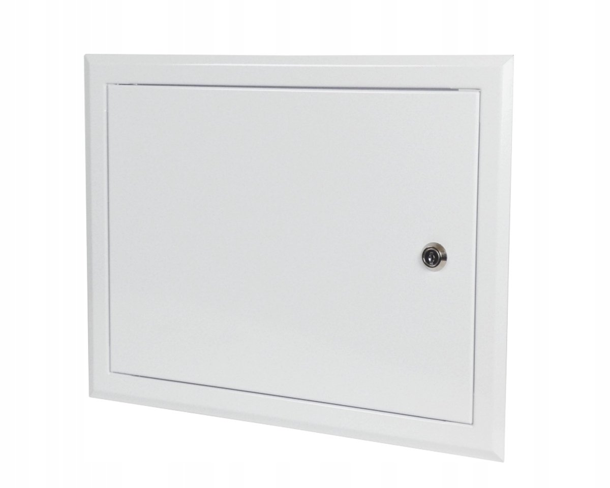 Laco Reparatiedeur 400x350mm Wit Metaal Inbouw met Sleutel