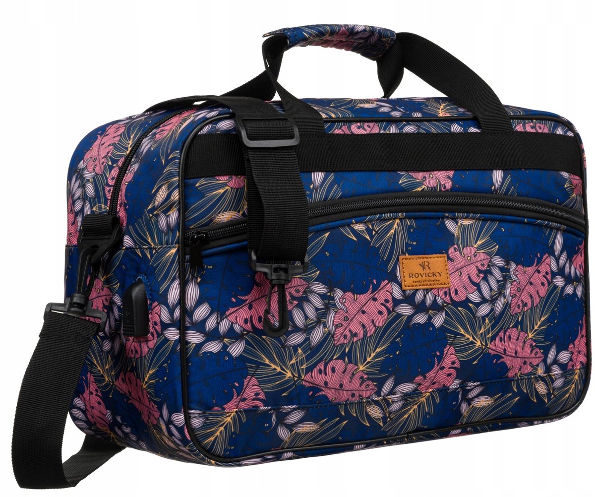 Rovicky R-TL15608 - Reistas - Polyester - Plant- en Bloemenpatroon - Groot Formaat