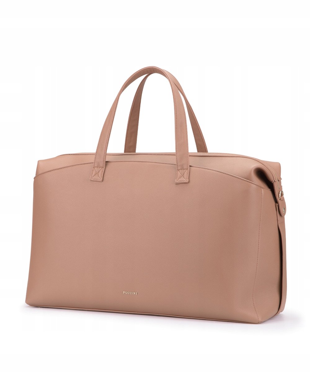 PUCCINI Weekend Tas Groot Laptop 14'' Bruin Leerlook TD242-2B