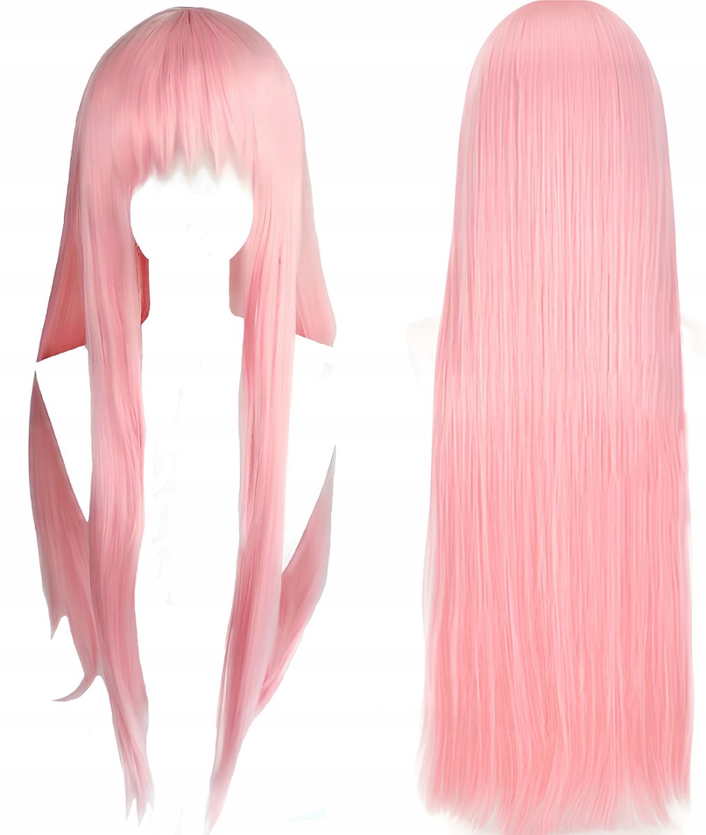 Zero Two Cosplay Pruik Anime 73cm Roze - Darling in the Franxx